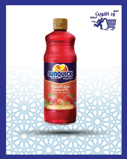 Picture of Sunquick strawberry mix syrup 840 ml