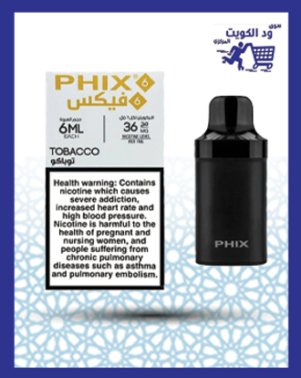 Picture of Phix 6 Tobacco 36mg nicotine