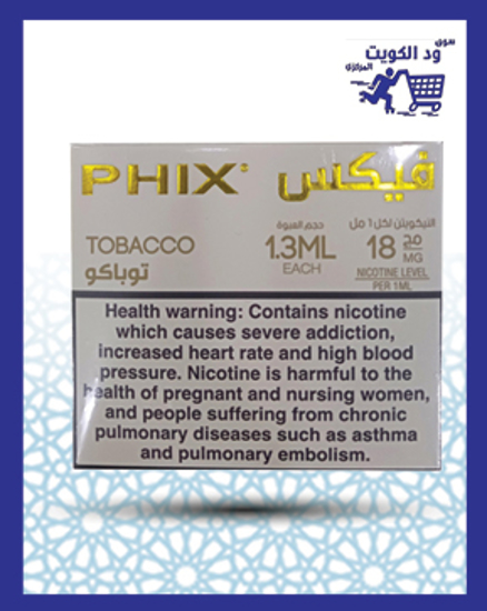 Picture of Phix Nicotine 18 ml Tobacco / 4 pcs